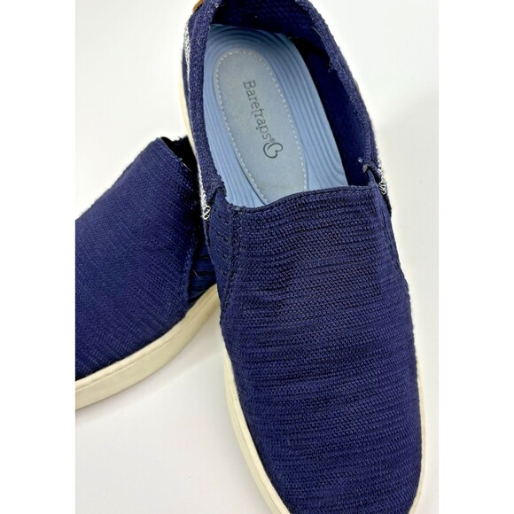 Bare Traps Yadier Navy Blue Slip On Comfort Sneakers Shoes Casual Textile 8 - Picture 13 of 13